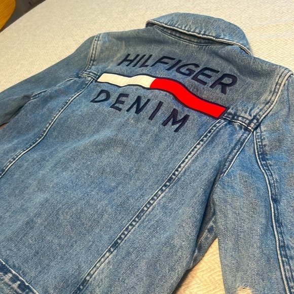 Tommy Hilfiger Jackets & Blazers - Tommy Hilfiger Slightly Distressed Jean Jacket. Size  Small